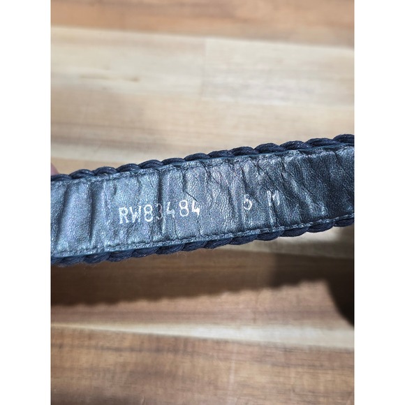 Stuart Weitzman Navy Blue Braided Espadrille Wedge Sandals Size 5M Boho - Picture 9 of 16